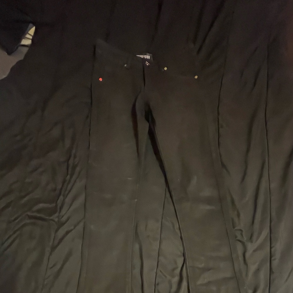stacked wax jeans
